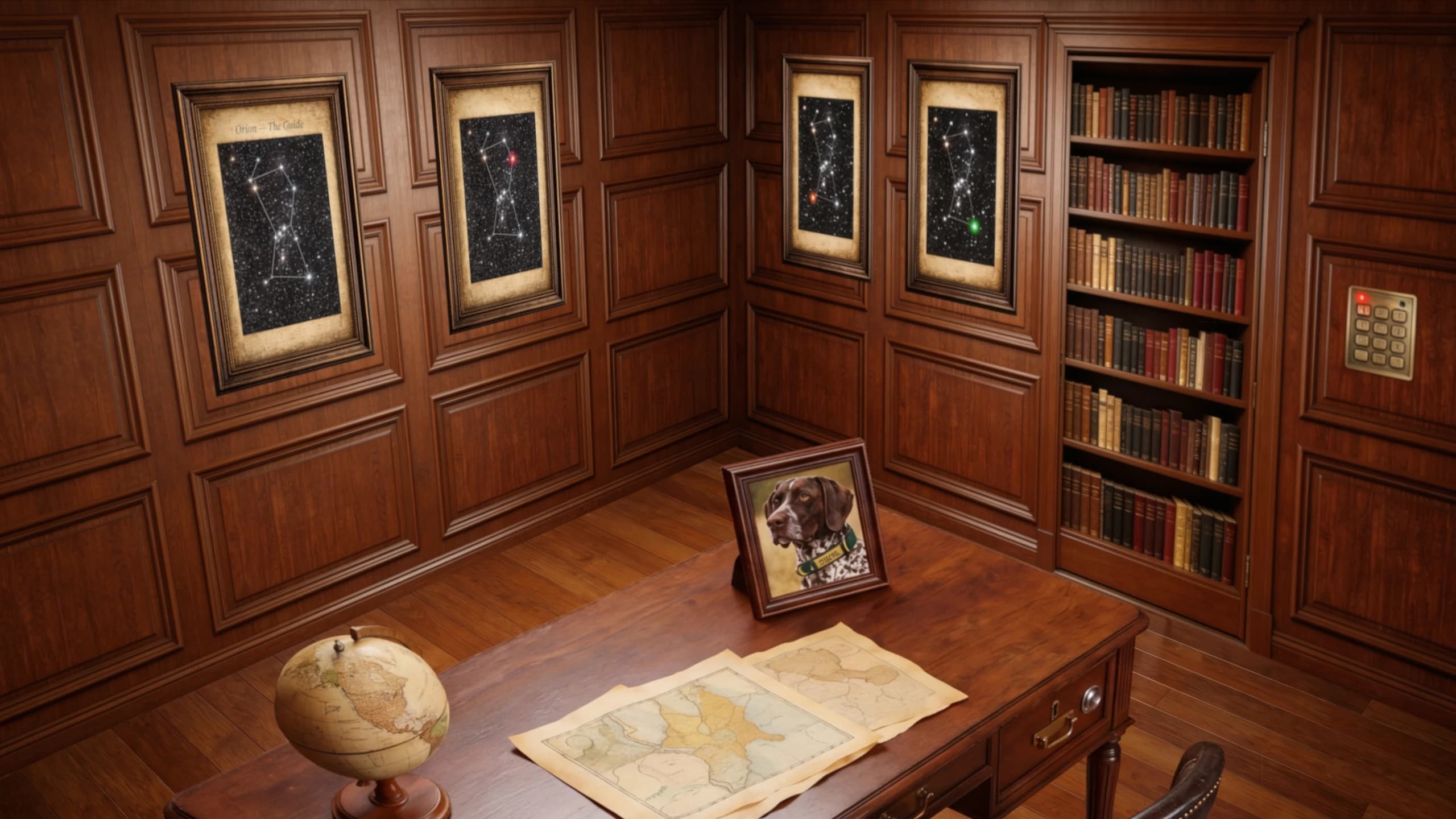 The mapmaker's study